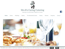 Tablet Screenshot of mrsbscaringcatering.co.uk